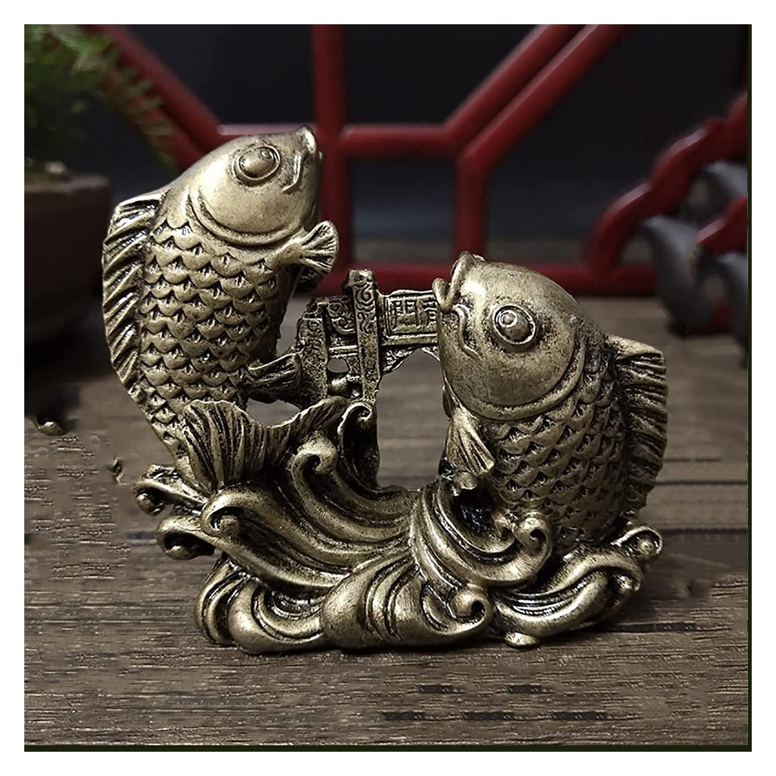 Amazon.co.jp: 彫刻工芸置物ギフト金仏像、工芸品の装飾、手彫り